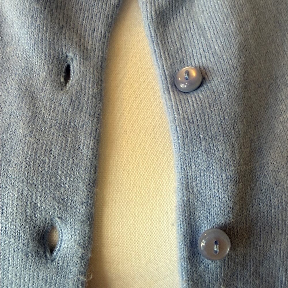 New York & Company Light Blue Cardigan - Picture 3 of 5